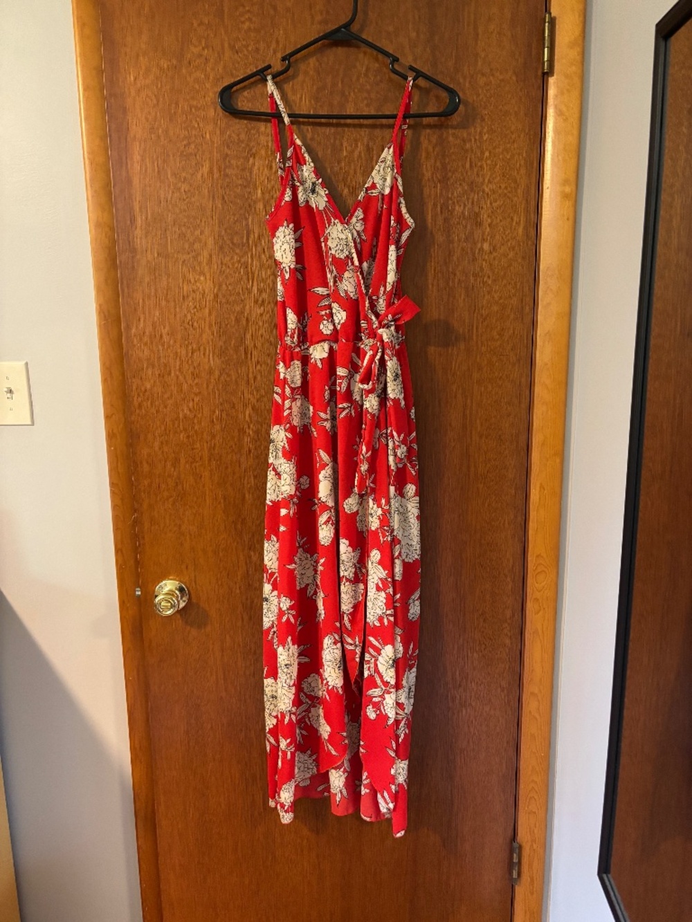 Red Floral Dress